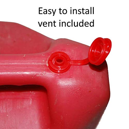 Replacement Gas Can Spout Nozzle Vent Kit for Plastic Gas Cans Old