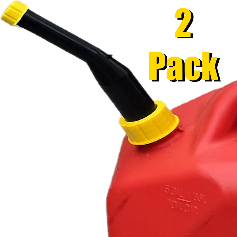 2 Pack - Rigid Replacement Gas Can Spouts – GasSpouts.com