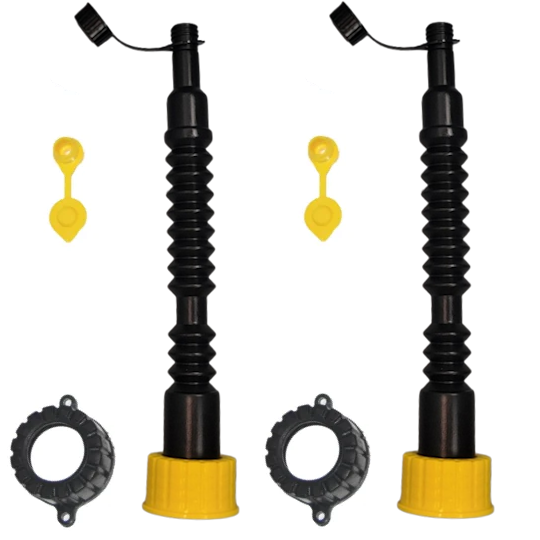 6Kit Gas Can Spout Nozzle Replacement Set,with 6 Screw Collar Coarse Thread and 6Kit Gas Can Spout Nozzle Replacement Set,with 6 Screw Collar Coarse Thread and