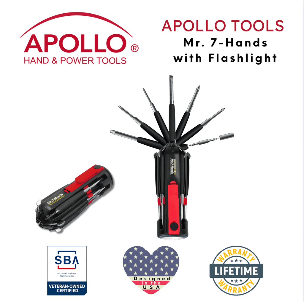 Mr. 7-Hands Multi Tool & Flashlight