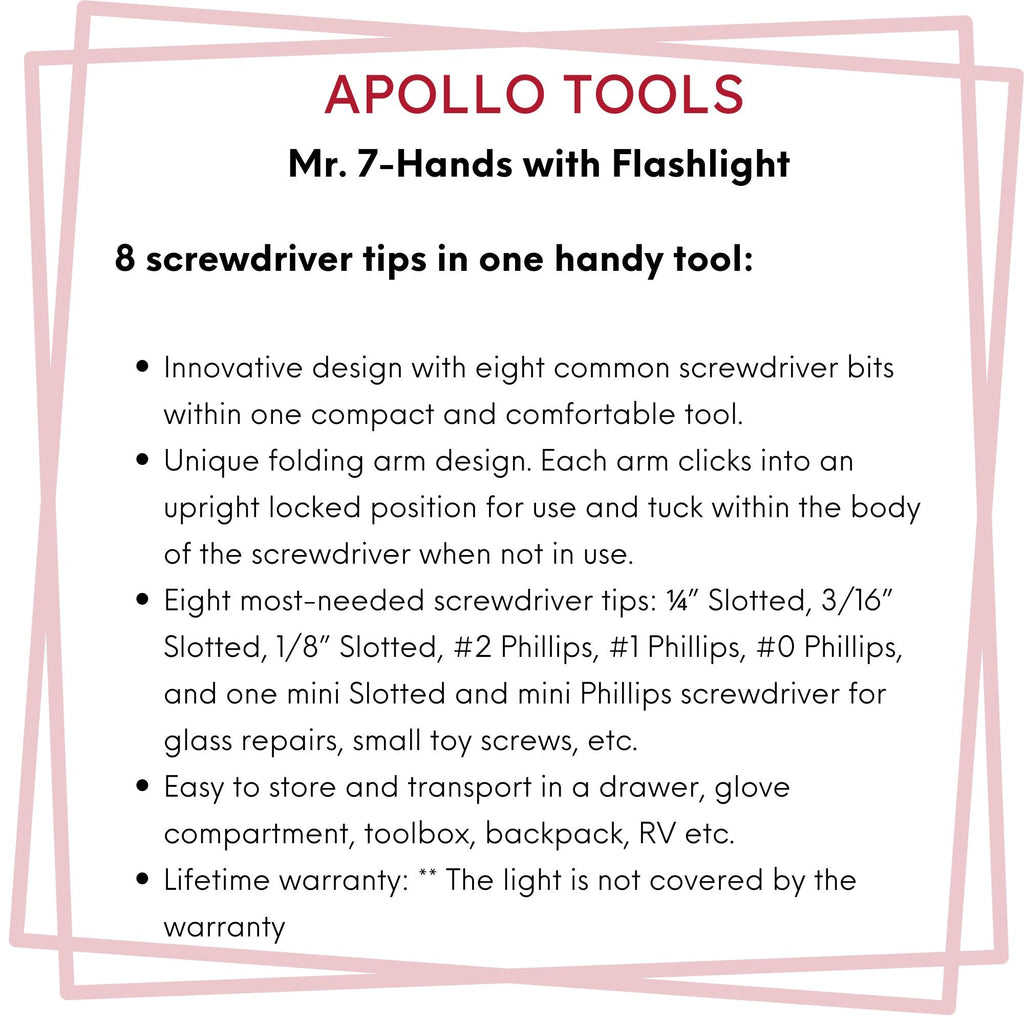 Mr. 7-Hands Multi Tool & Flashlight