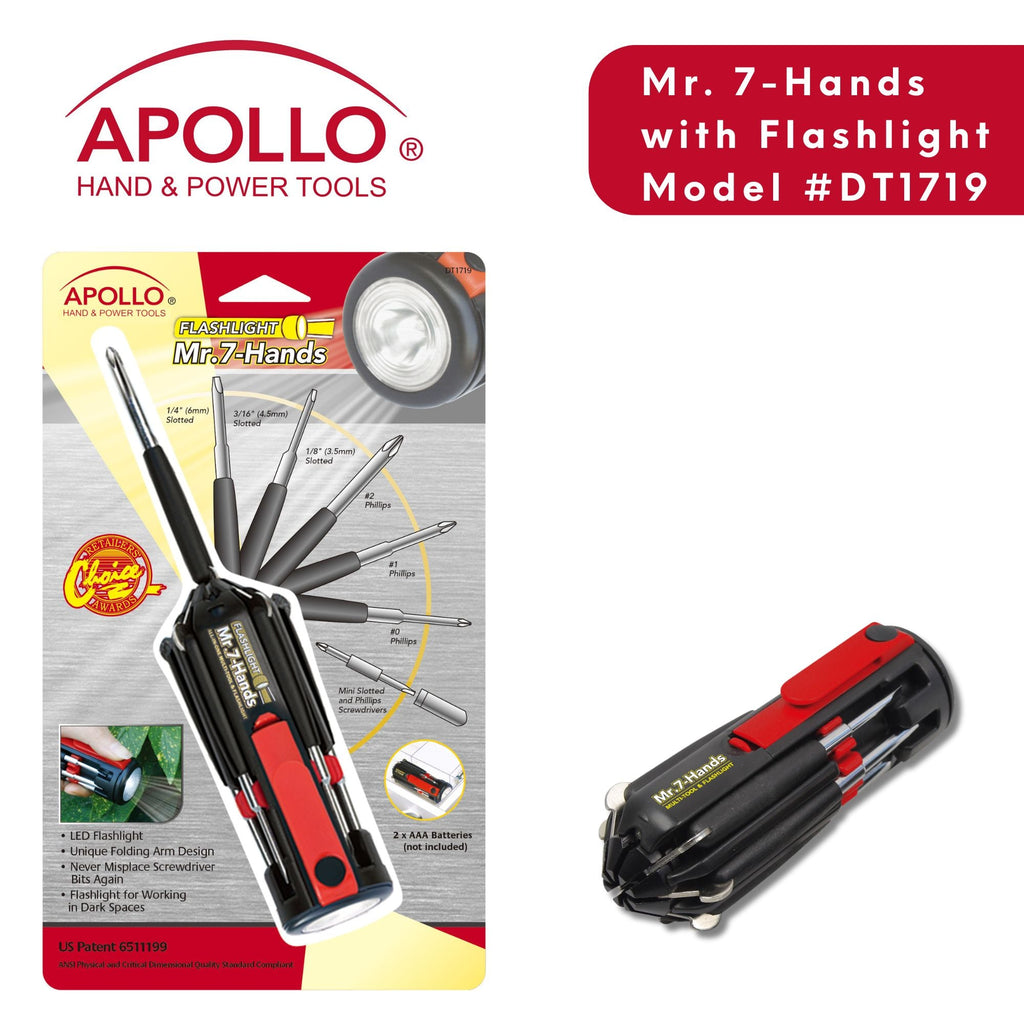 Mr. 7-Hands Multi Tool & Flashlight
