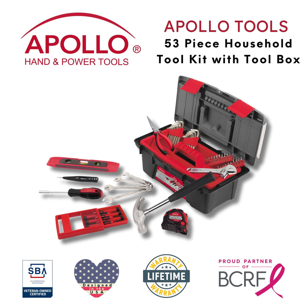 53 Piece Household Tool Box Set