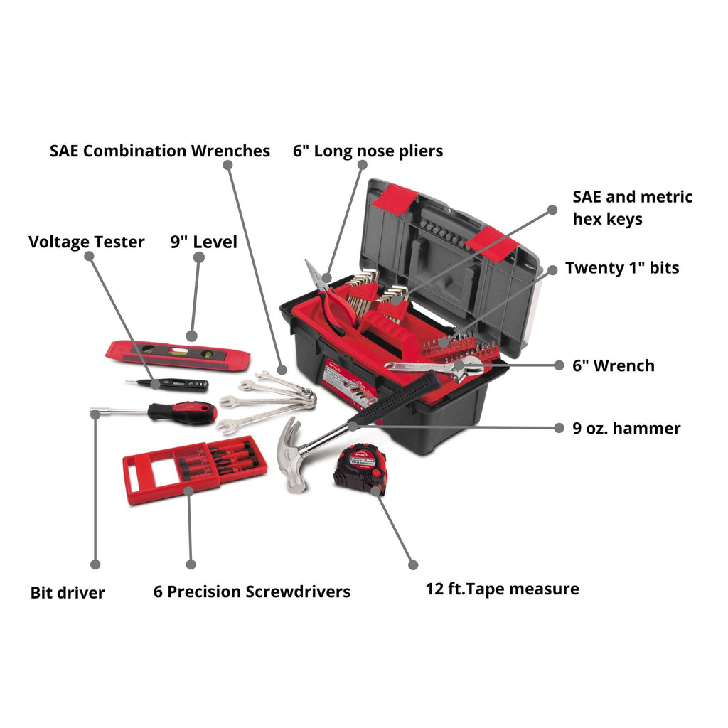 53 Piece Household Tool Box Set