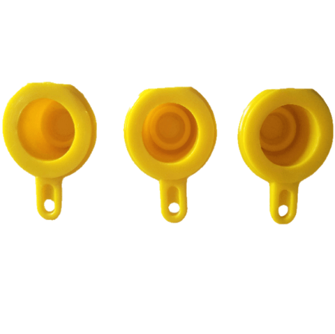 BLITZ Yellow Gas Spout Caps (pack of 3)